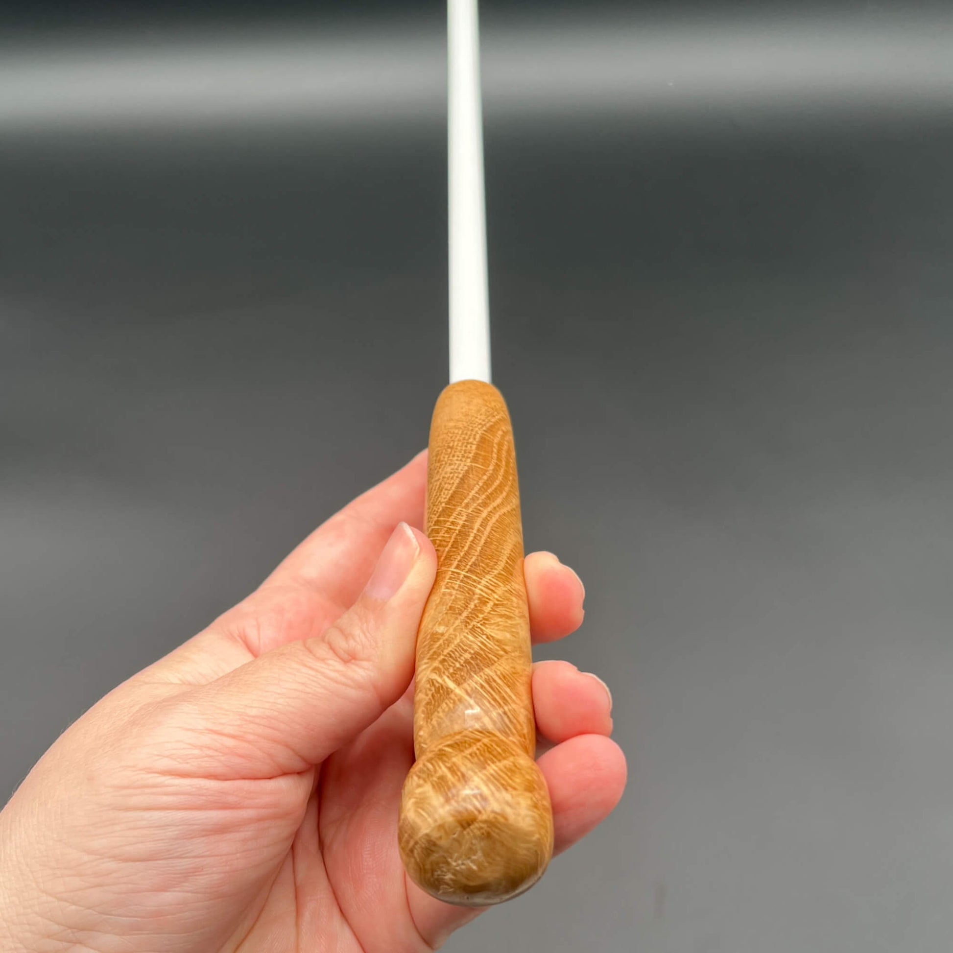 3/8 Inch Delrin Cane with Exotic Wood Handle image 2