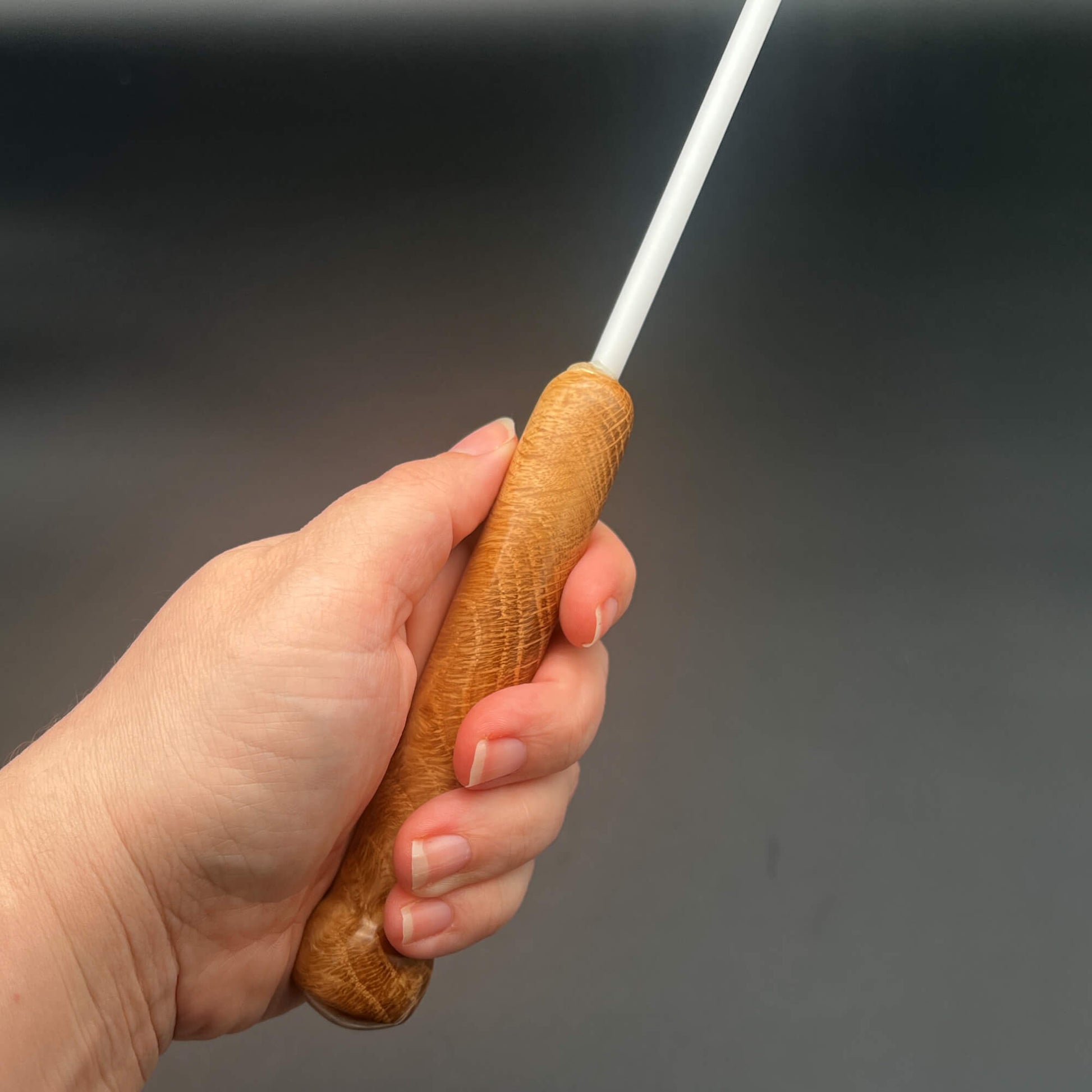 1/4 inch Delrin Cane with Exotic Wood Handle image 2