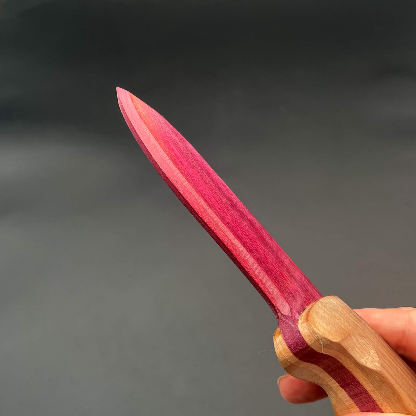 Spearpoint Wooden Knife