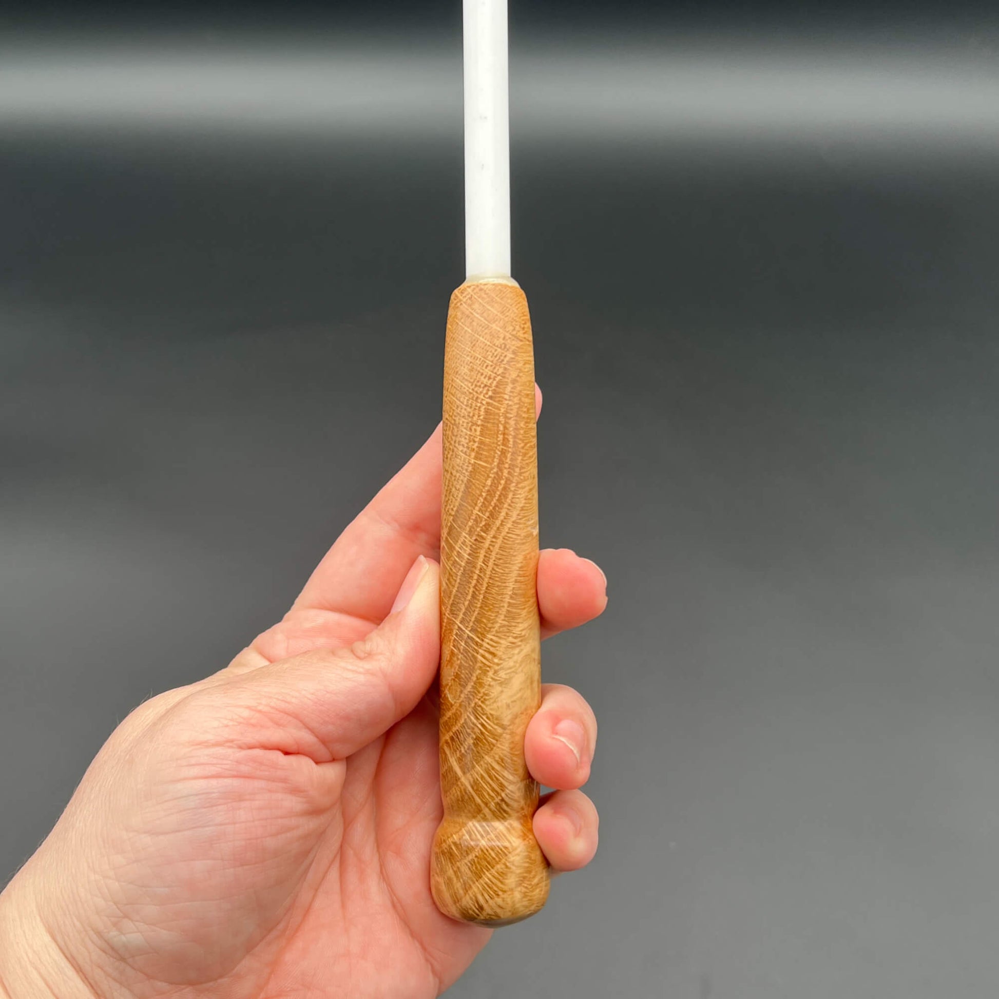 3/8 Inch Delrin Cane with Exotic Wood Handle image 1