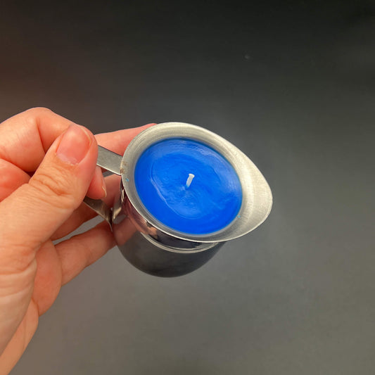 Blue Paraffin Wax Play Candle