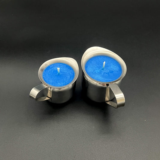 Blue Soy Wax Play Candle