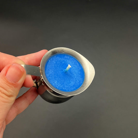 Blue Soy Wax Play Candle