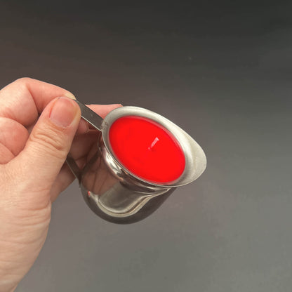 Red Paraffin Wax Play Candle