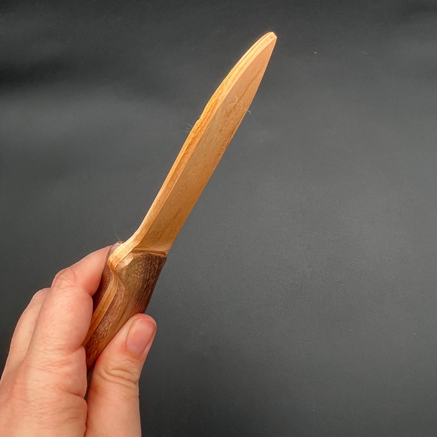 Spearpoint Wooden Knife