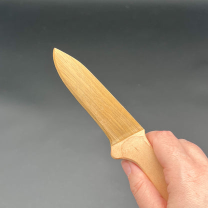 Spearpoint Wooden Knife