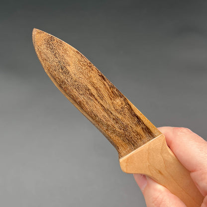 Spearpoint Wooden Knife