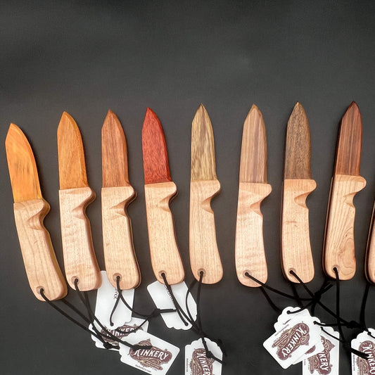 Wooden Wax Play Knives