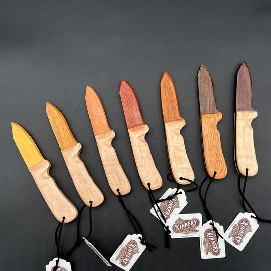 Wooden Wax Play Knives