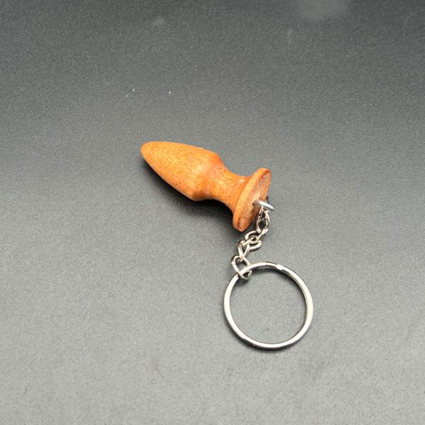 Single mini butt plug keychain