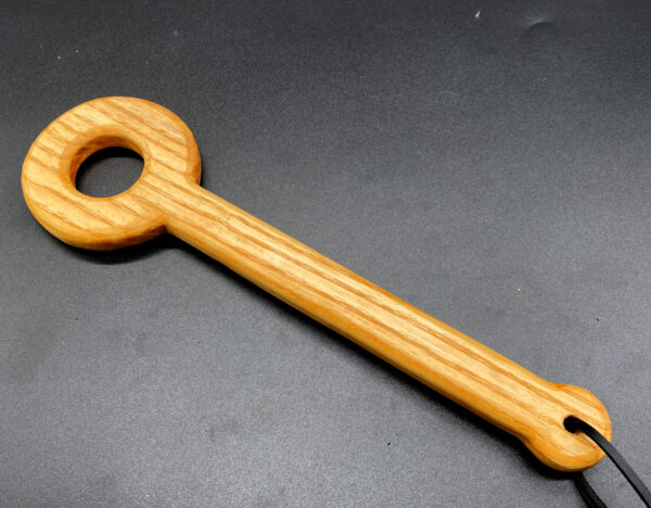 wooden paddle made of Ash with round paddle section in an O