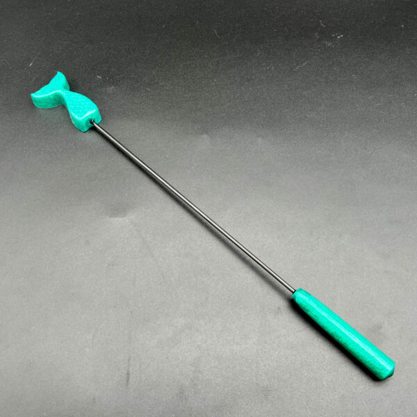 Large teal mermaid diabolical stick