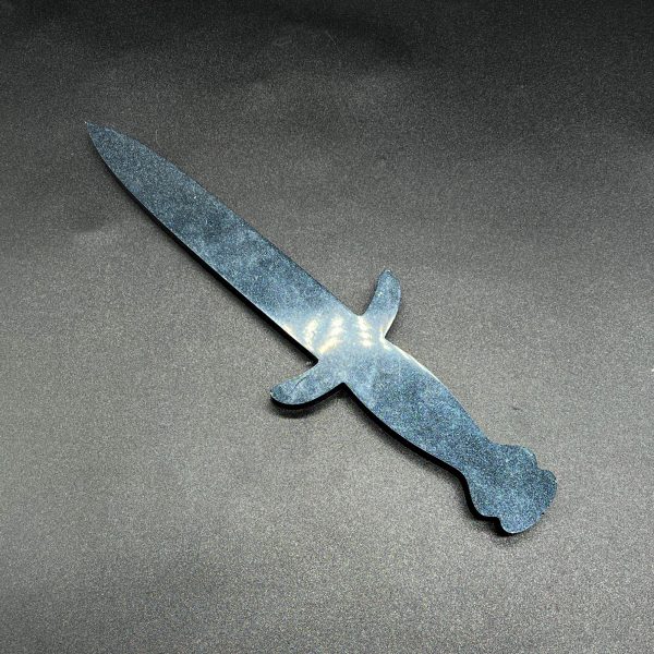 Black resin dagger