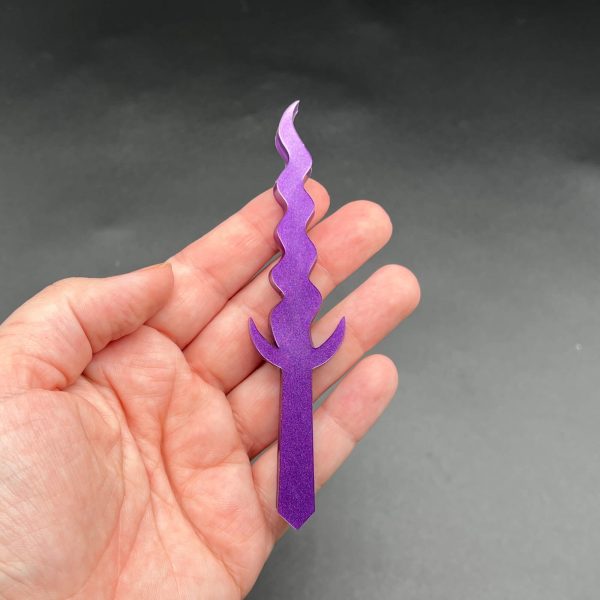 Purple resin dagger