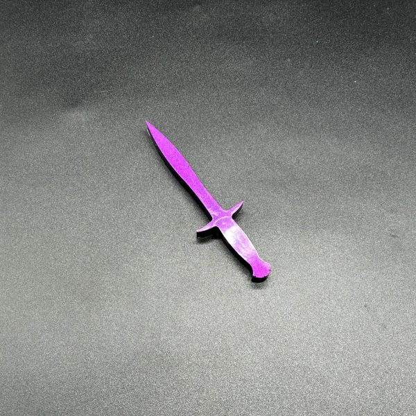 Purple resin dagger