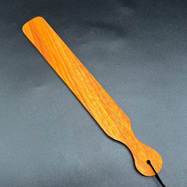 Slapstick made from Canarywood, a yellow brown wood that appears orange