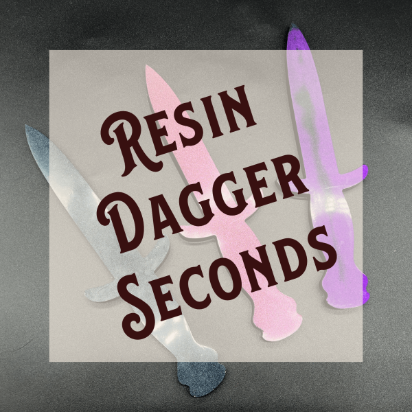 Resin Dagger SECONDS