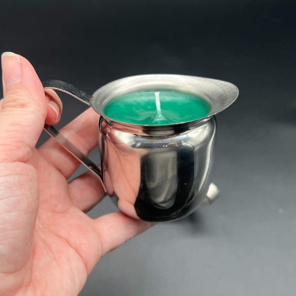 Green Paraffin Wax Play Candle - Image 5